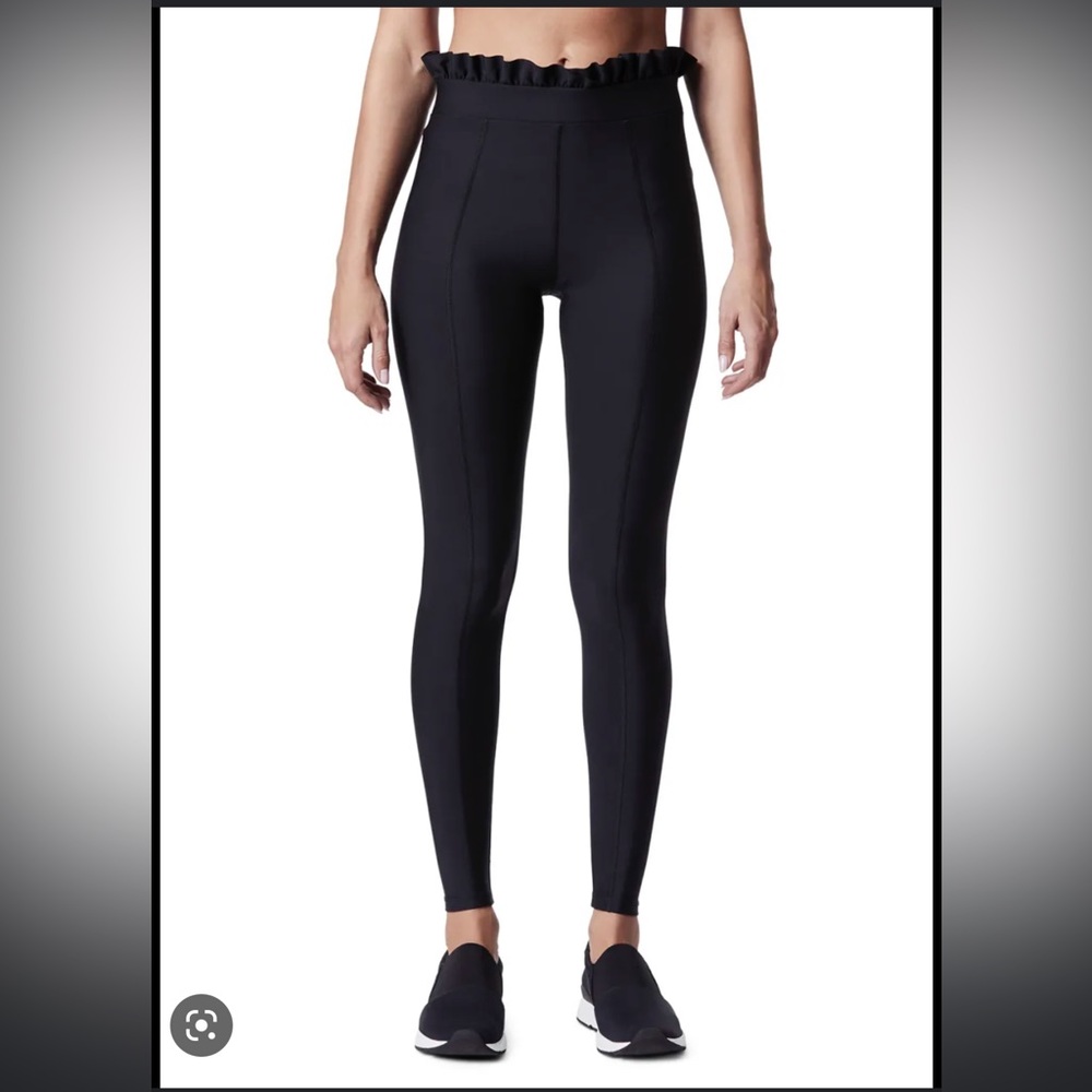 Carbon 38 Ruffle Trim Leggings